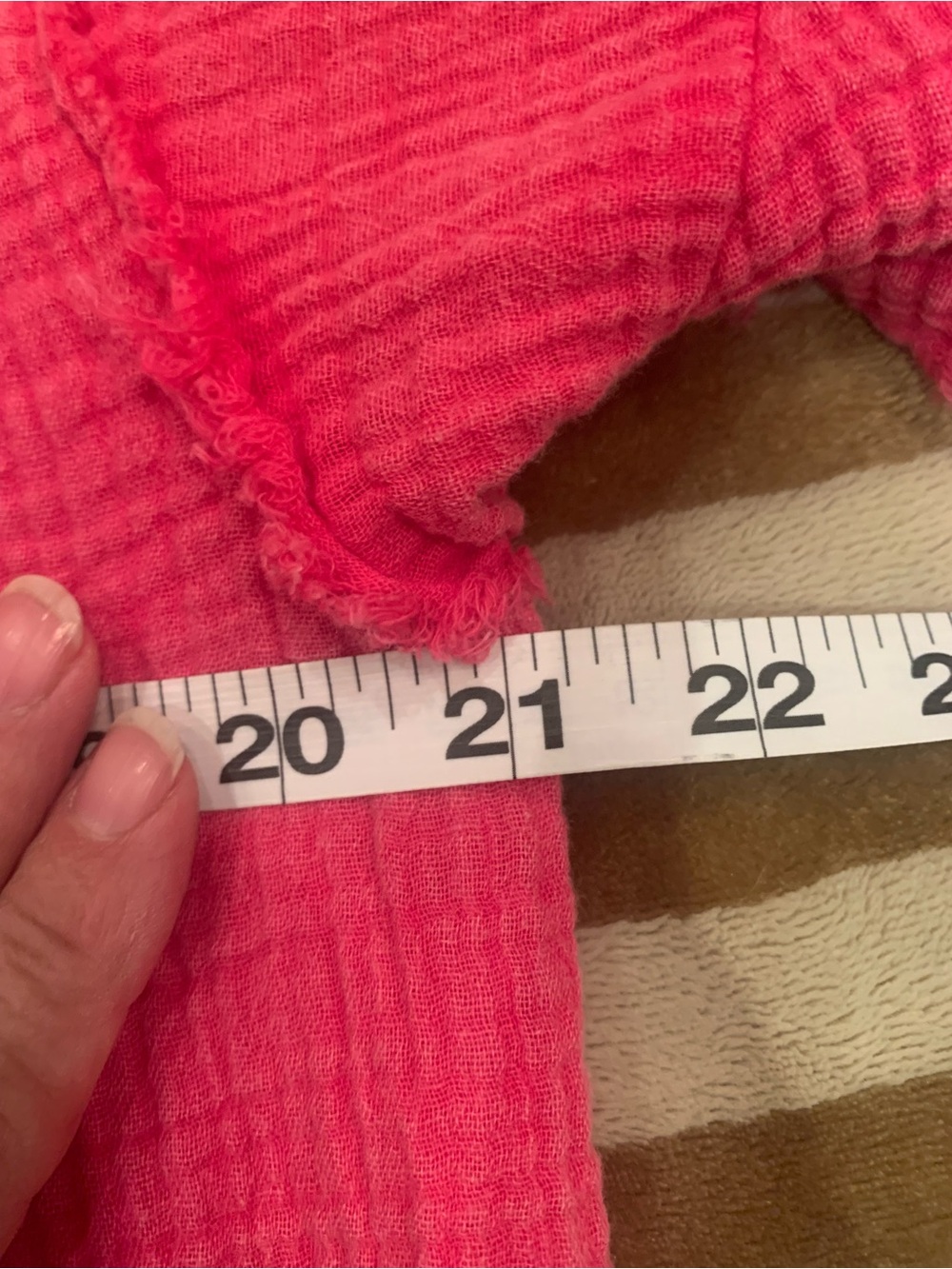 BiBi Bright Pink Ruffle Button-Front Top - Picture 3 of 7